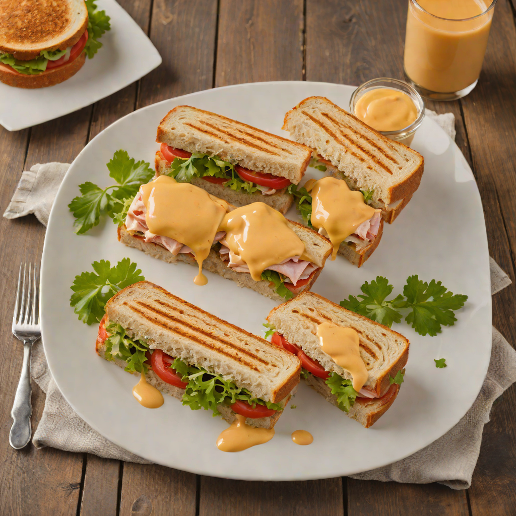 Omaha Zoo Picnic Sandwich with Roasted Red Pepper Aioli