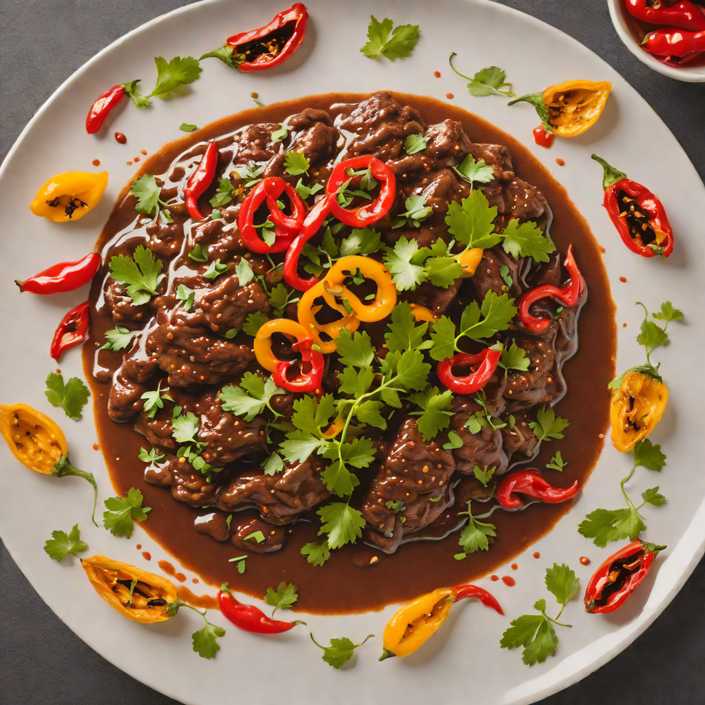 Spicy Brazilian Mole de Especiarias with Roasted Peppers