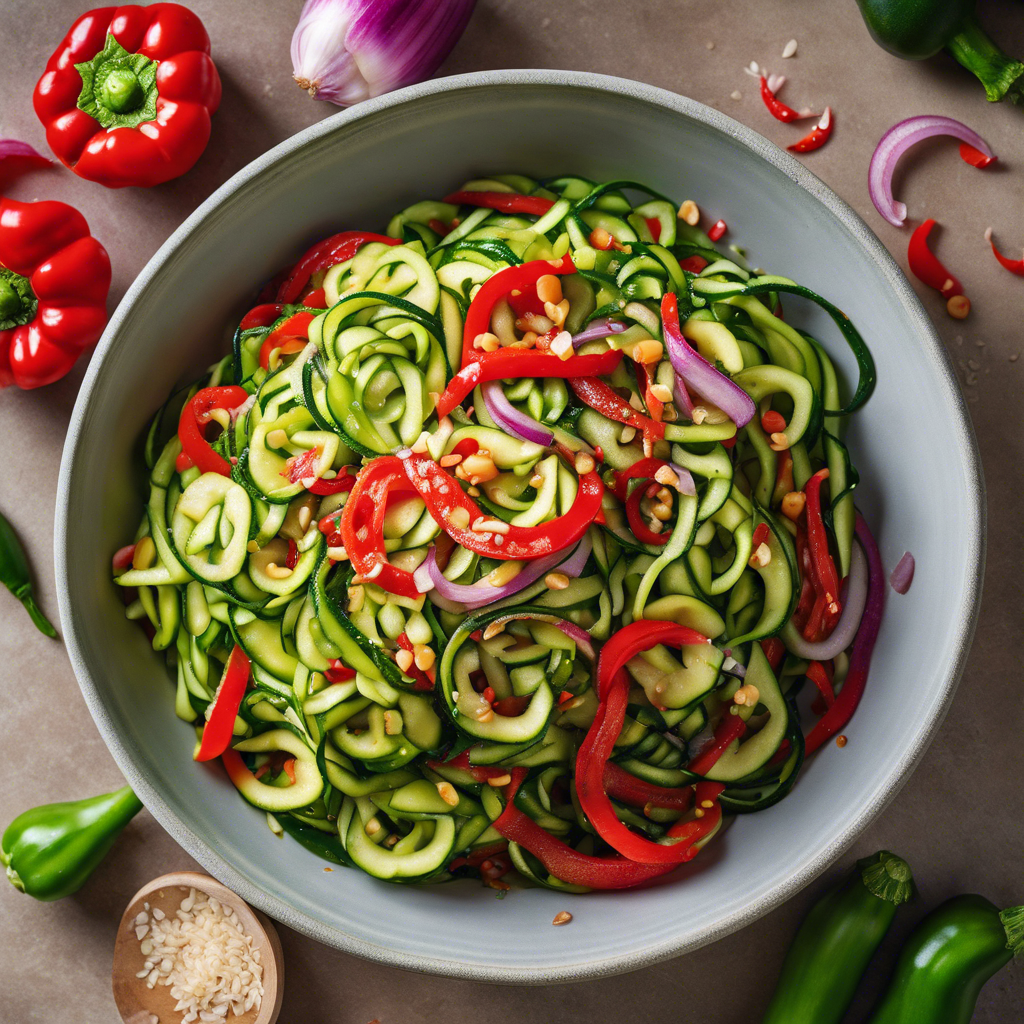 Bloat-Busting Zucchini Noodle Stir-Fry with Chicken
