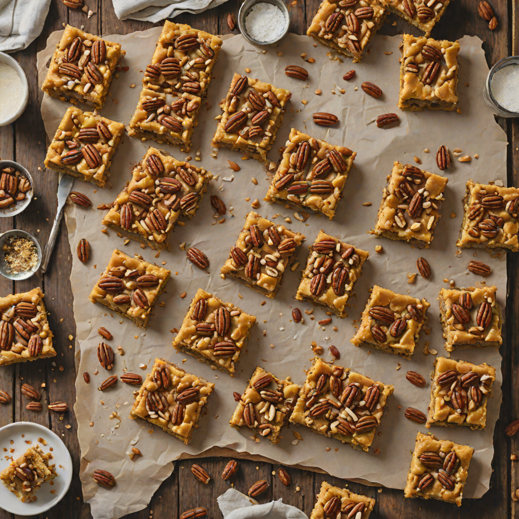 Brown Sugar-Pecan Sheet Pan Blondies