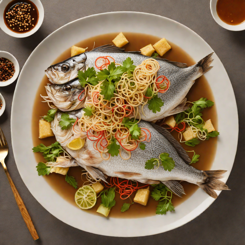 Zhejiang-Style Steamed Fish with Soy and Ginger