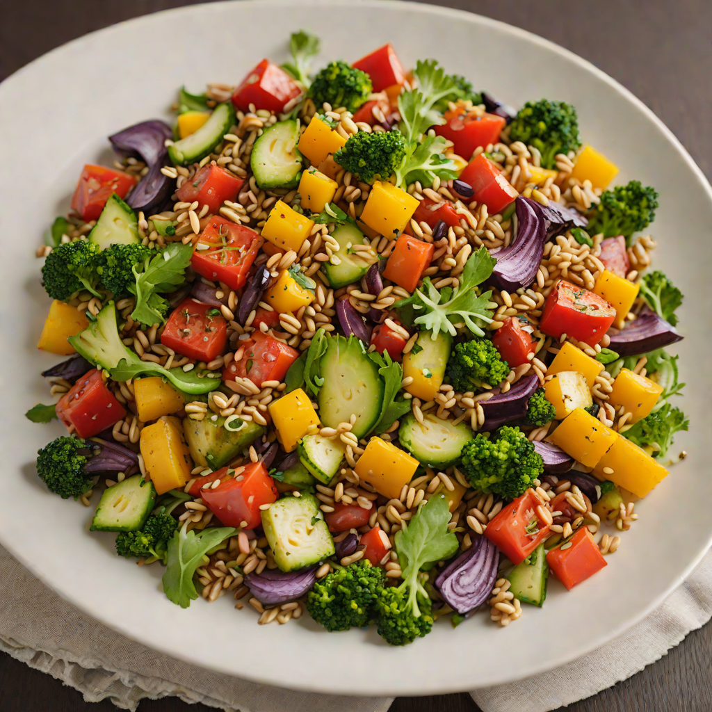 South Minneapolis-Inspired Roasted Vegetable Grain Bowl