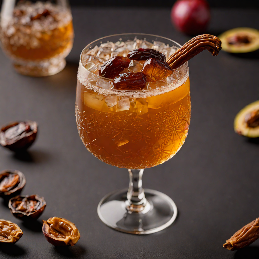 Spiced Date Bourbon Sour