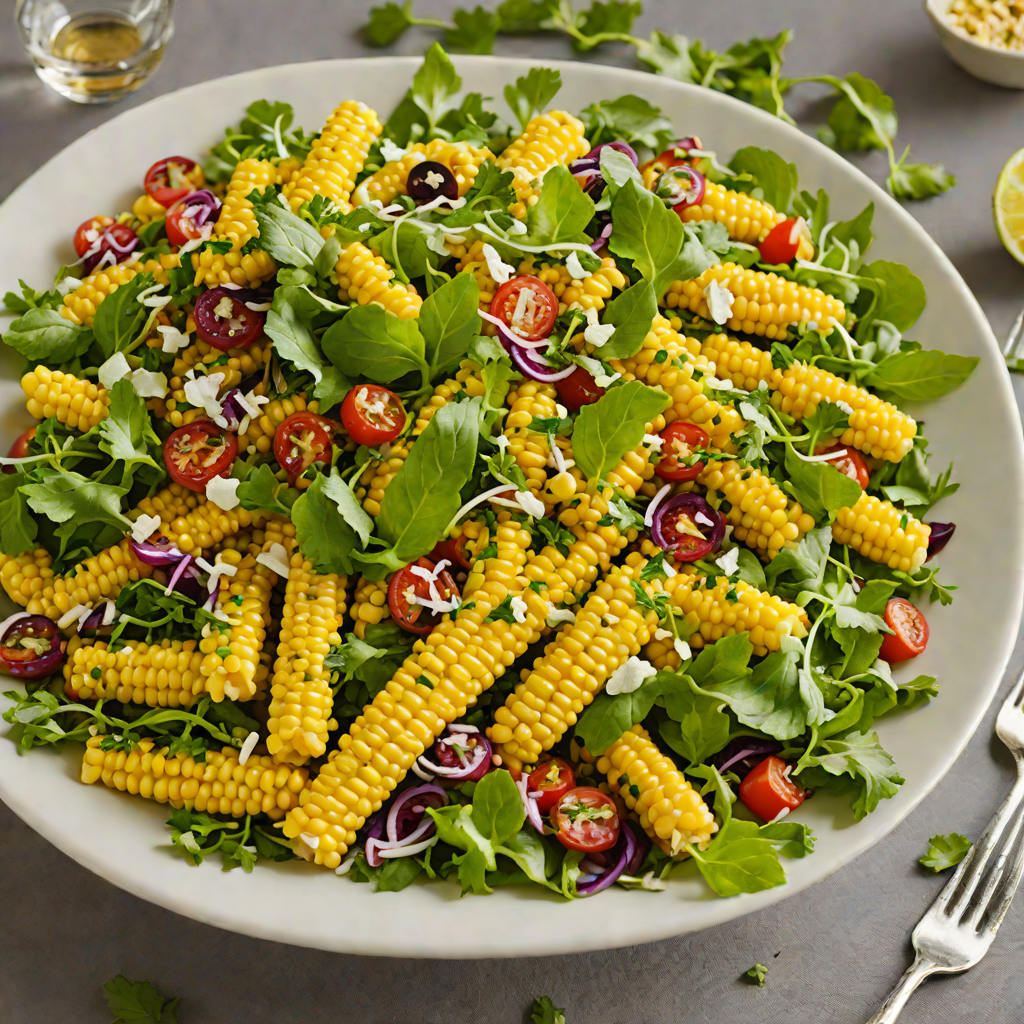 Omaha-Inspired Grilled Corn and Herb Salad