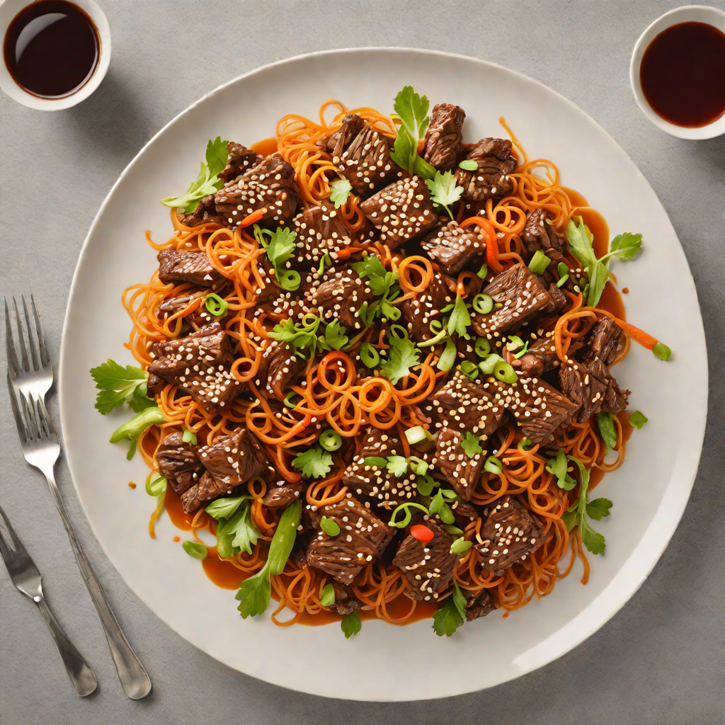 Stir-Fried Korean Beef with Gochujang Glaze