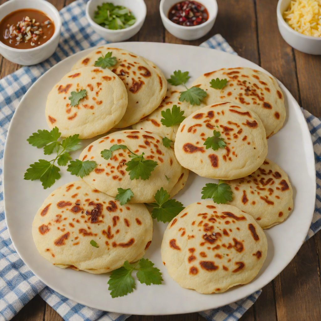 Pan-Fried Pupusas with Savory Pork and Cheese Filling