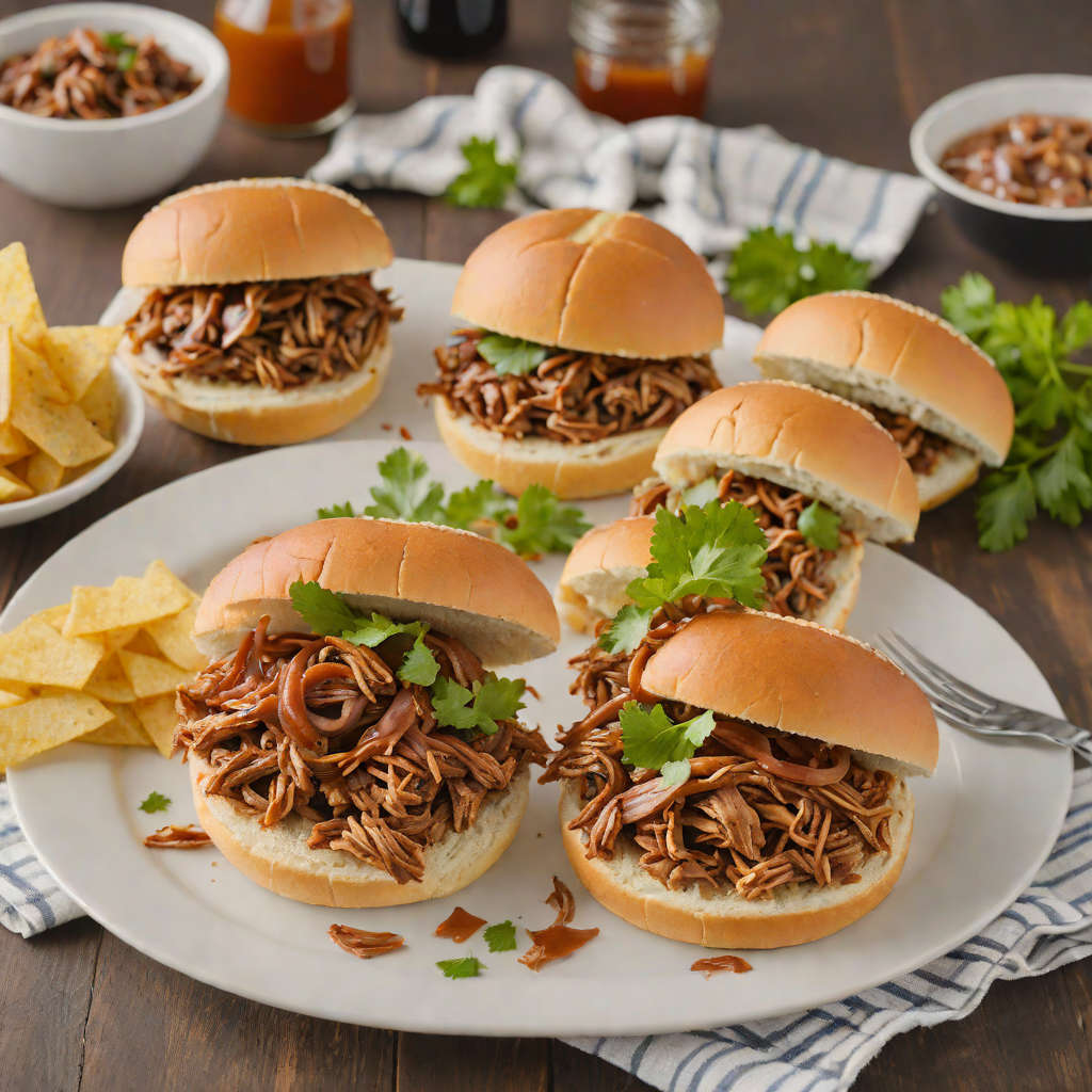 Slow Cooker Southern-Style BBQ Pulled Pork Sandwiches
