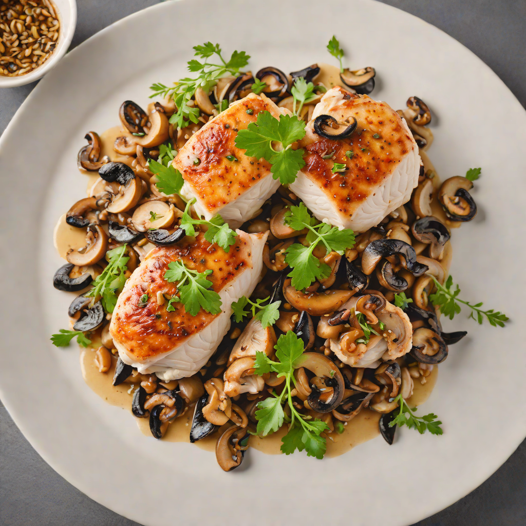 Pan-Seared Chicken with Wild Mushroom Ragout