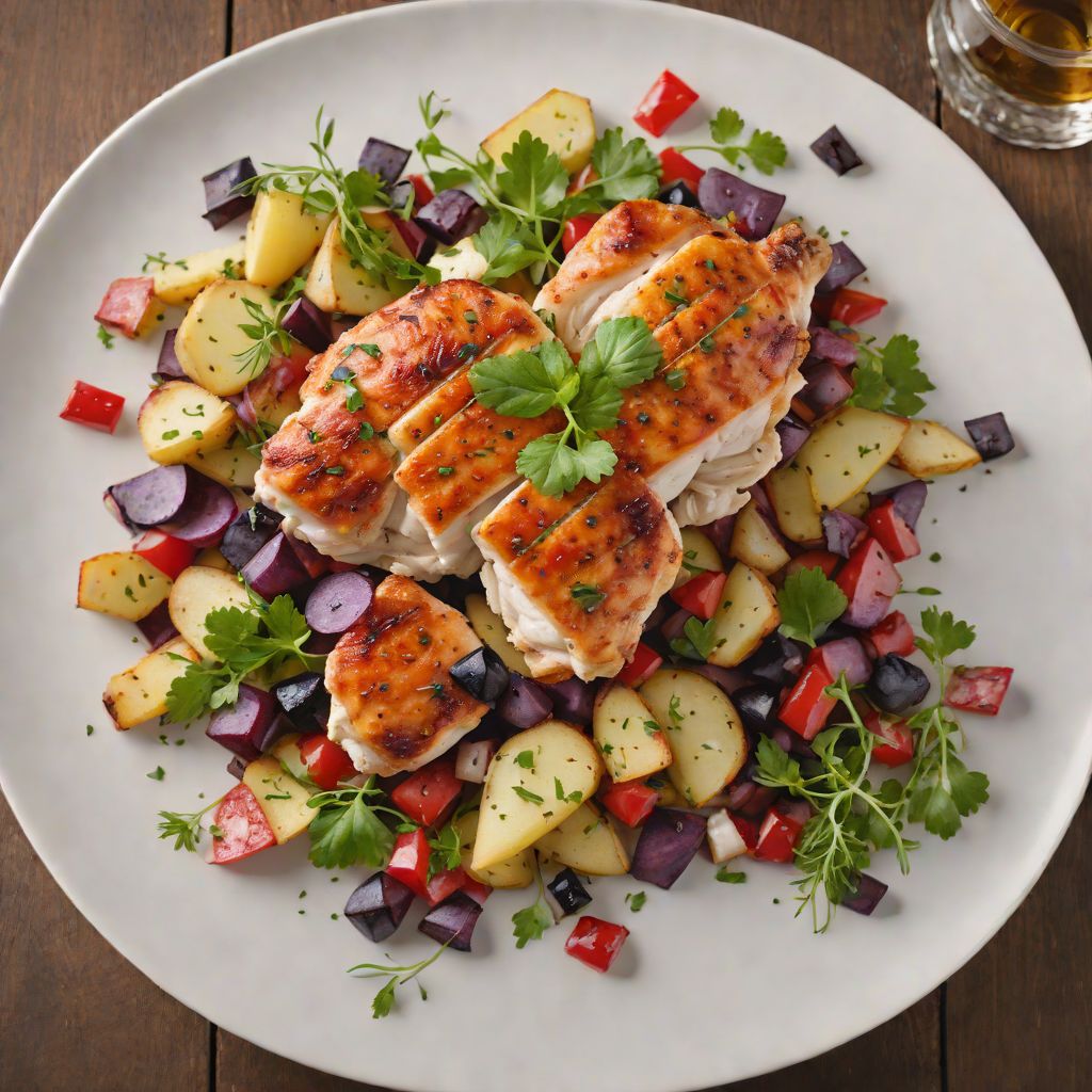 Pan-Seared Chicken with Potato Medley