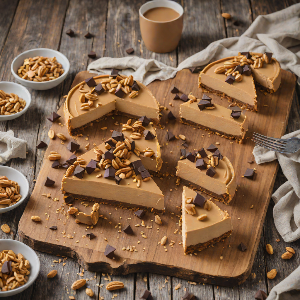 Quick No-Bake Peanut Butter Chocolate Cheesecake