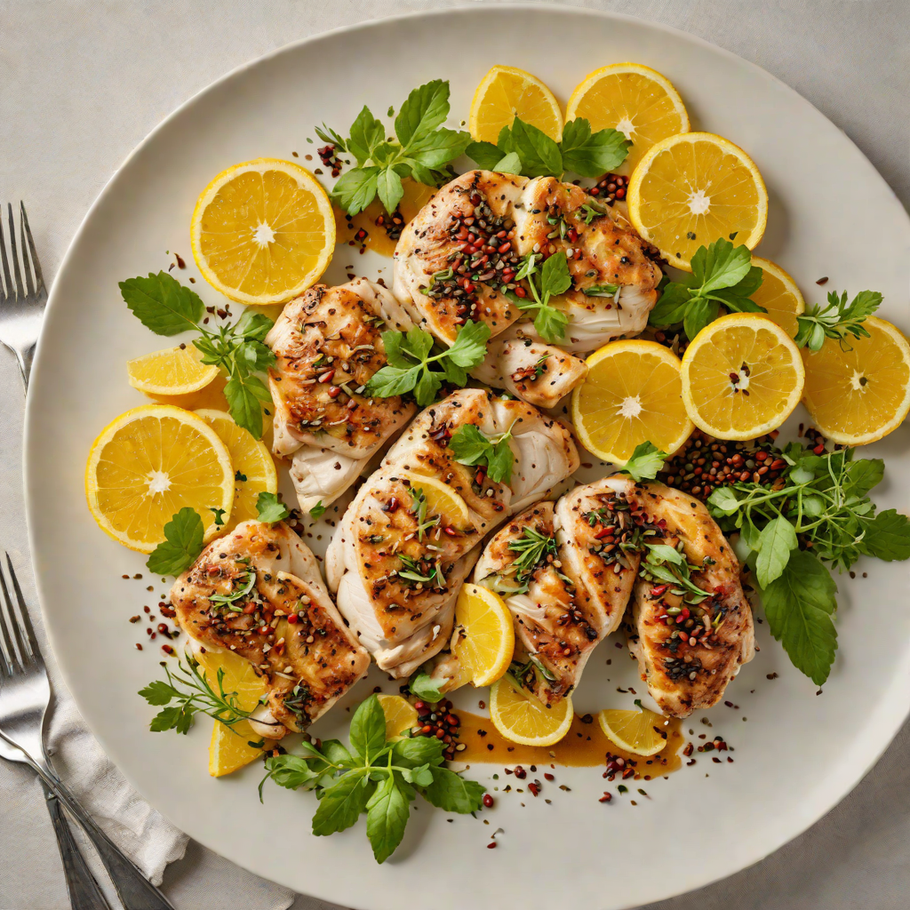 Pan-Seared Chicken with Citrus and Za'atar Spice
