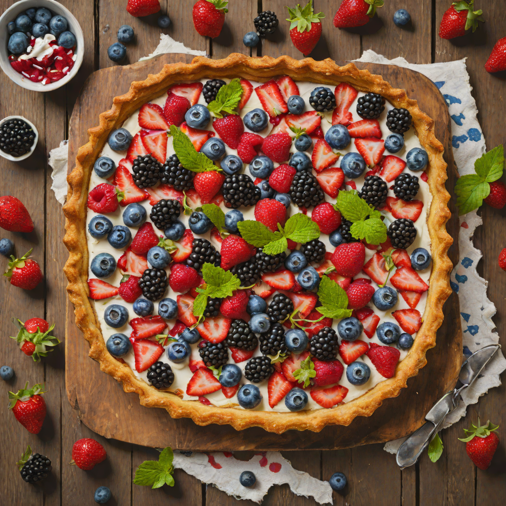 Star-Spangled Berry Tart