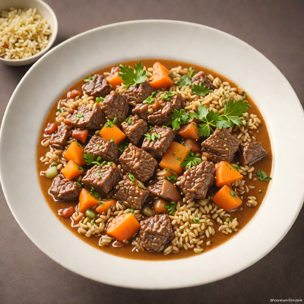 Northern Spice-Infused Beef Stew with Barley