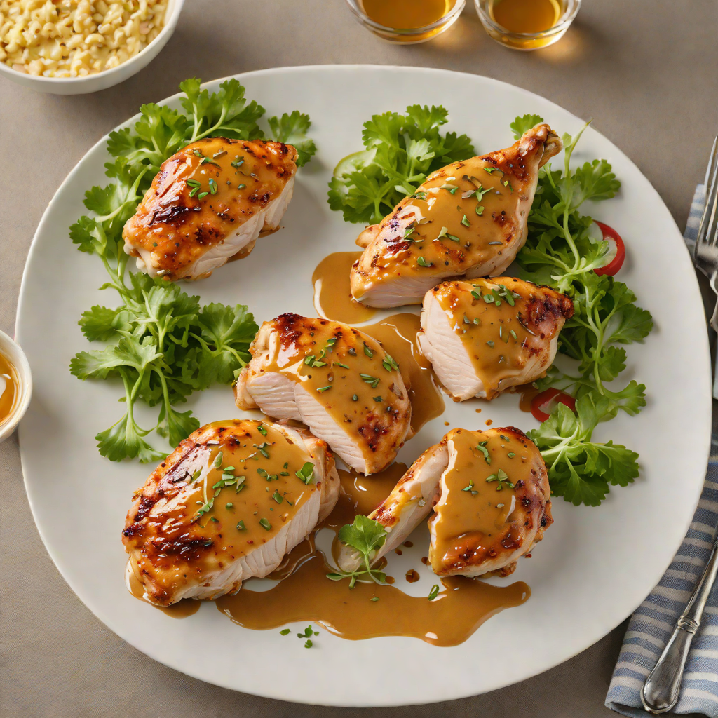Pan-Seared Chicken with Ohio Honey Mustard Glaze