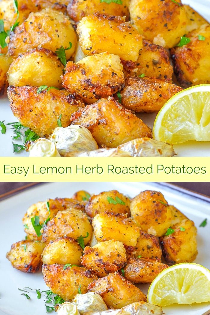 Lemon-Roasted Potatoes with Thyme
