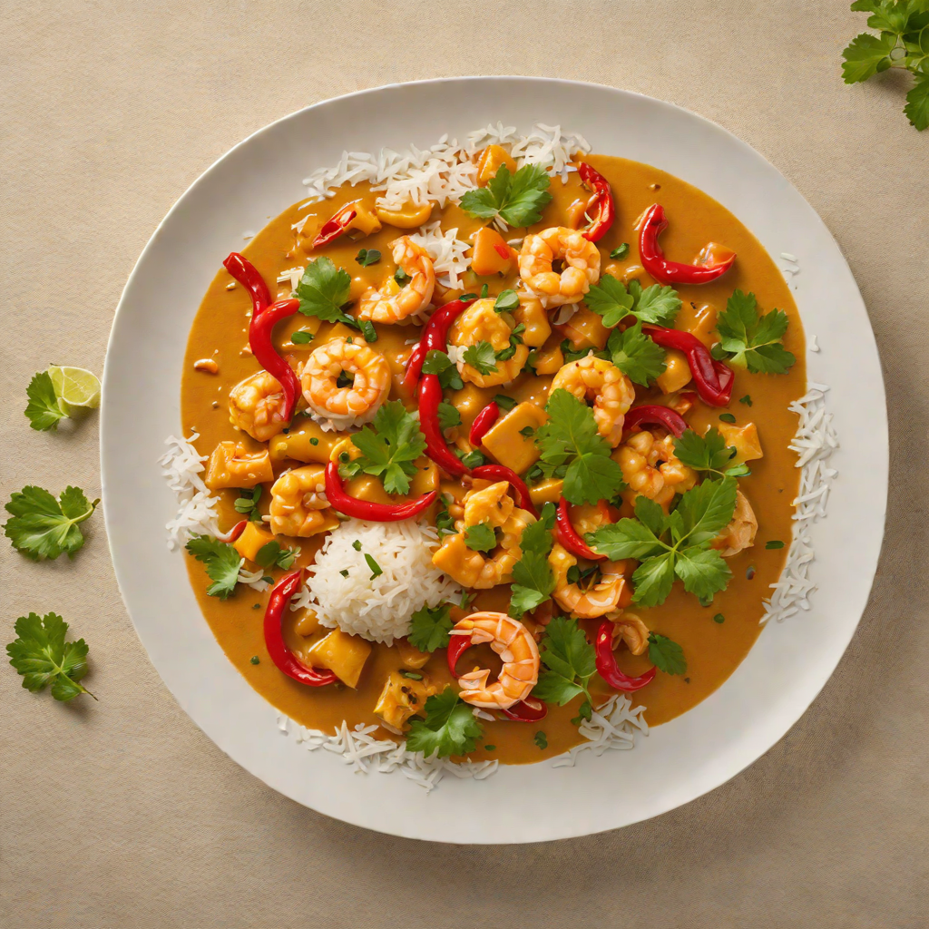 Seafood Curry with Coconut and Scotch Bonnet