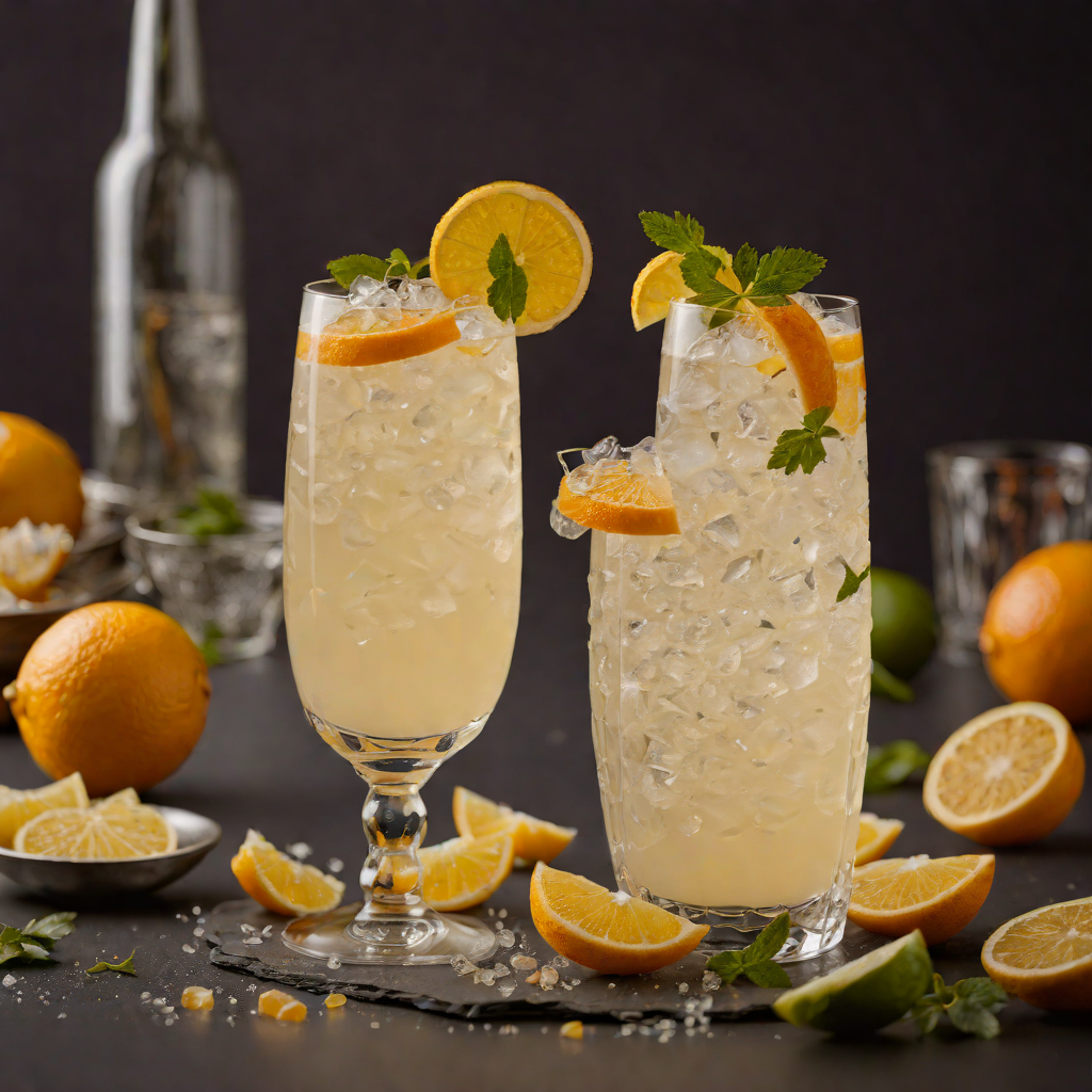 AI-Powered Citrus Gin Fizz