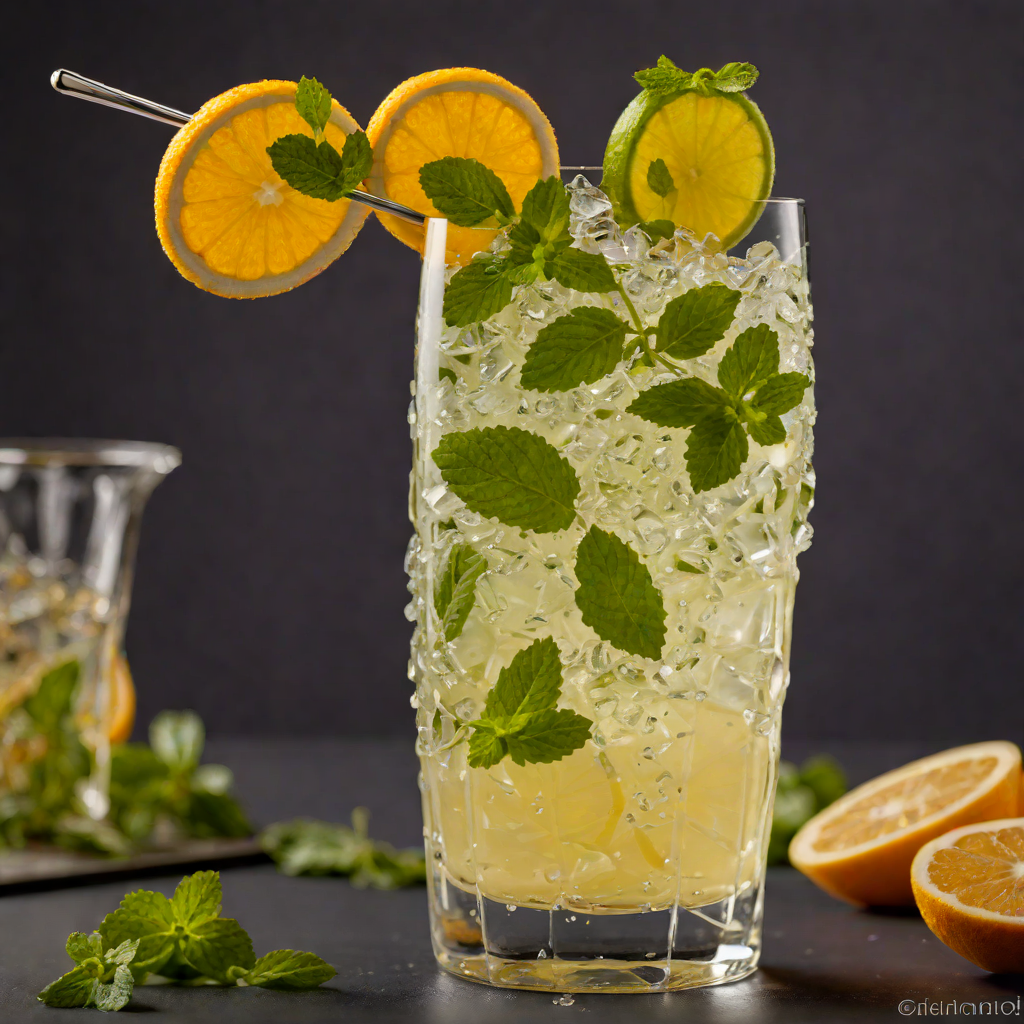 Citrus-Mint Sparkler with Dominican Flair