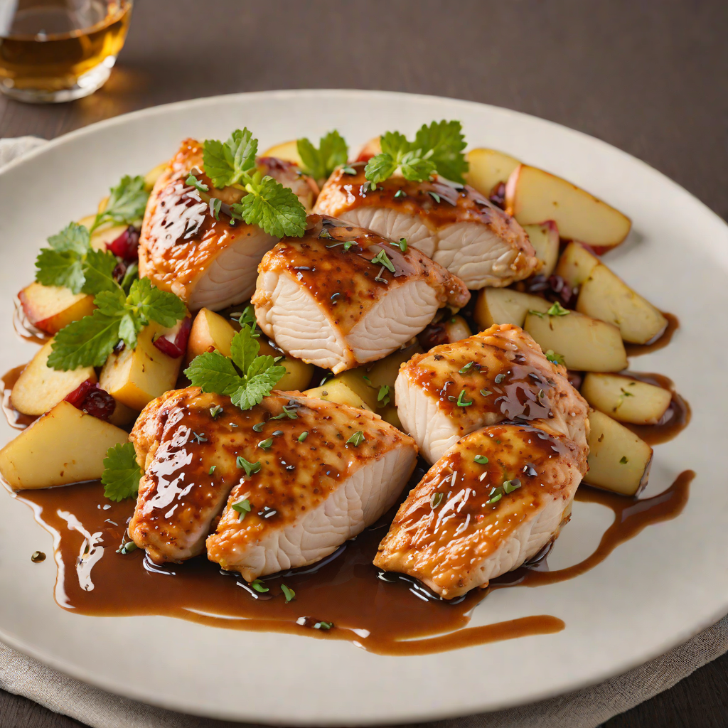 Pan-Seared Chicken with Ohio Apple Cider Reduction