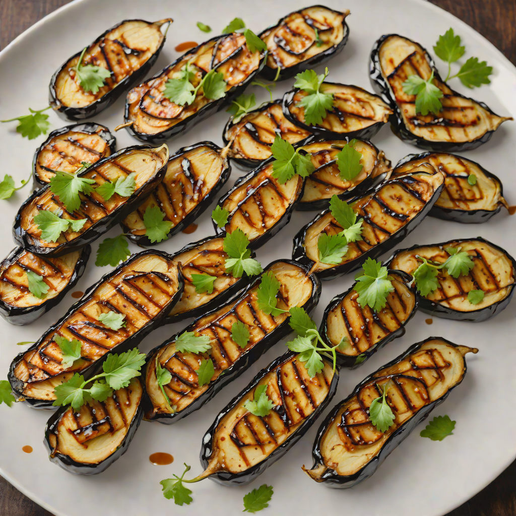 Grilled Miso-Glazed Eggplant Slices