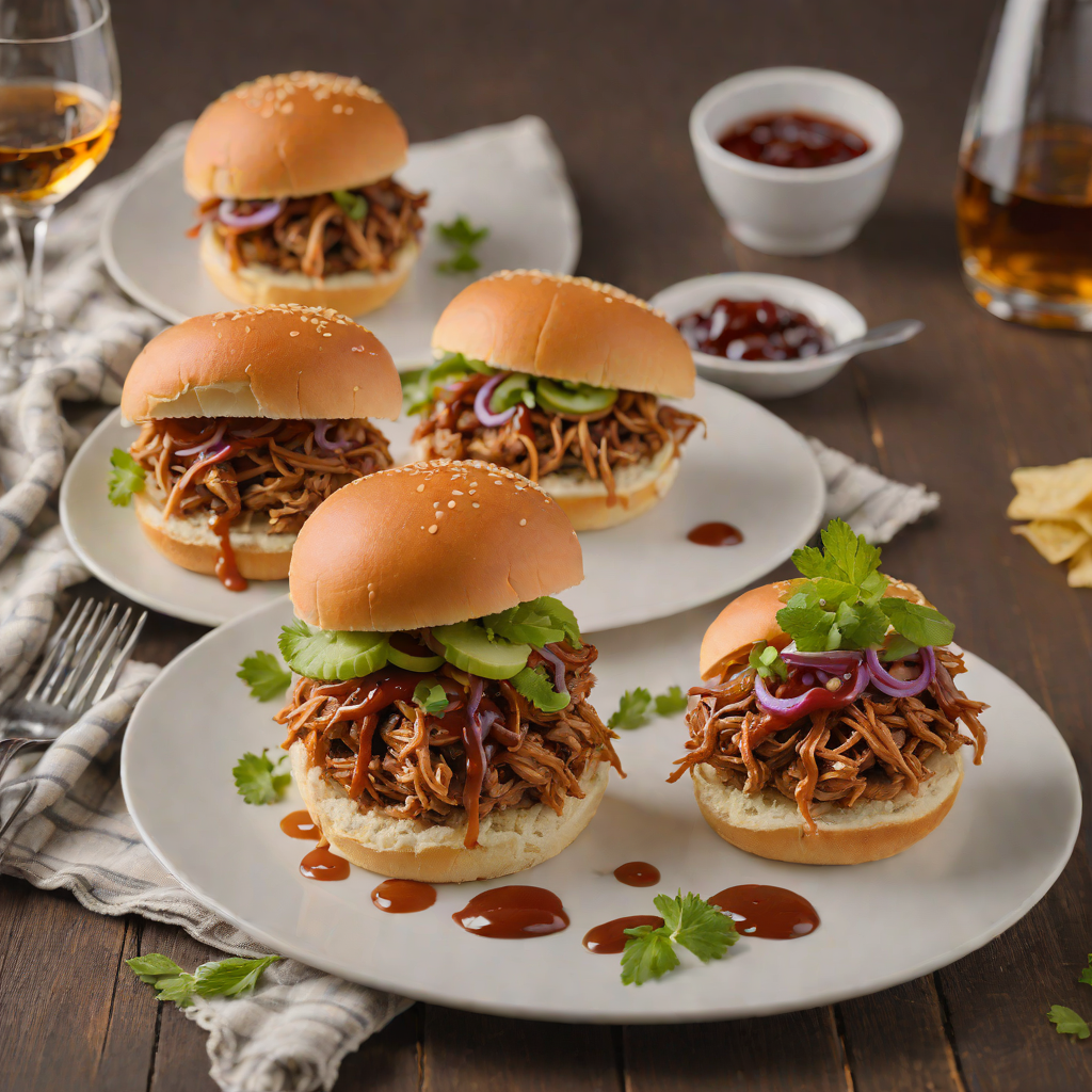 Whiskey-Infused Bourbon BBQ Pulled Pork Sliders