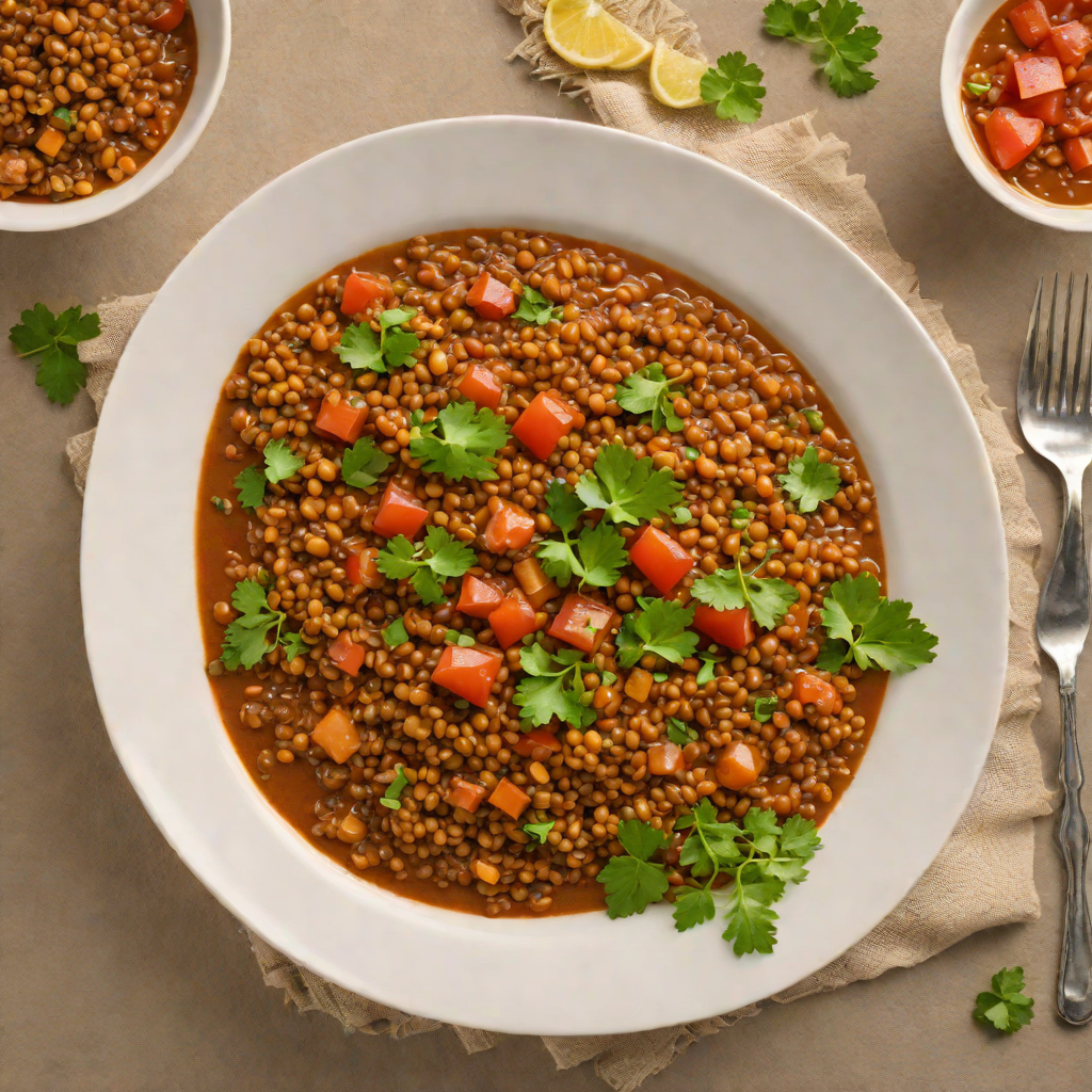 Ethiopian-Spiced Lentil Stew with Tomato and Berbere