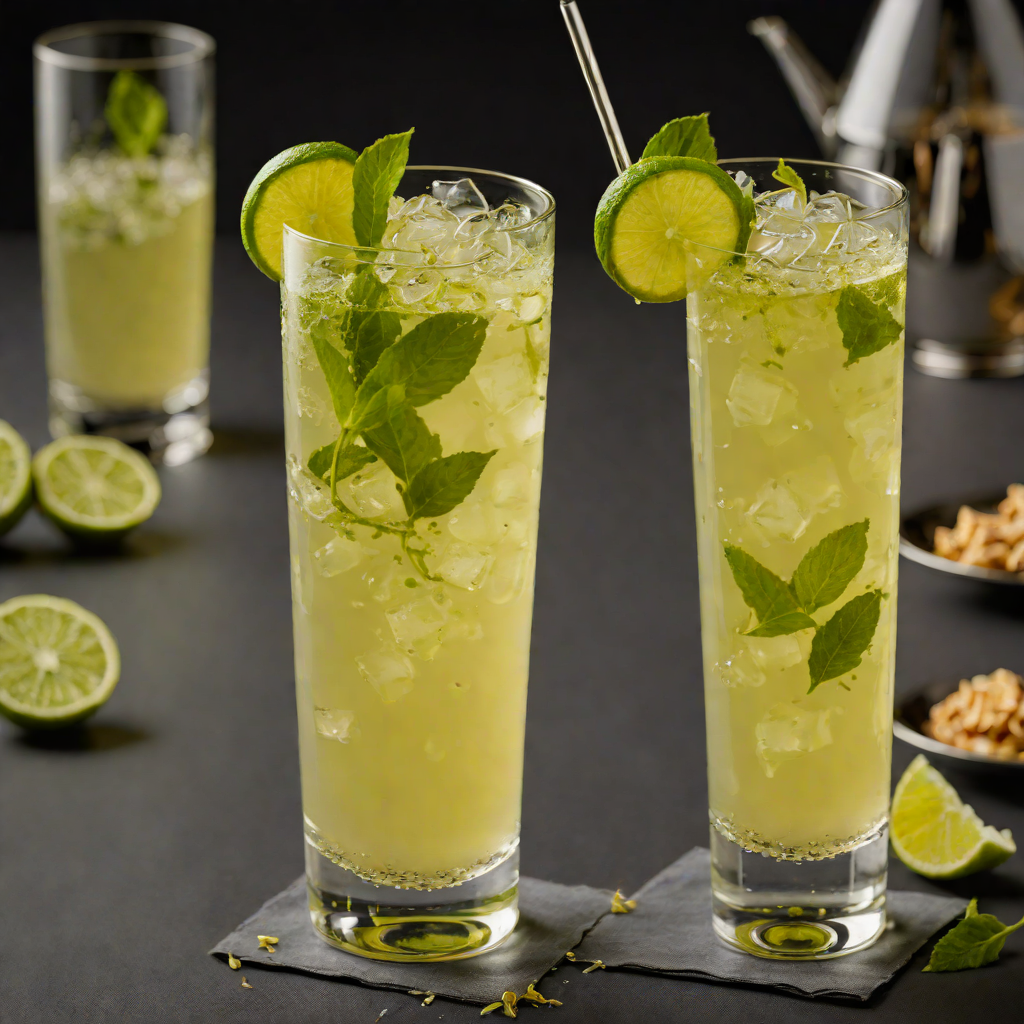 Green Tea Ginger Fizz