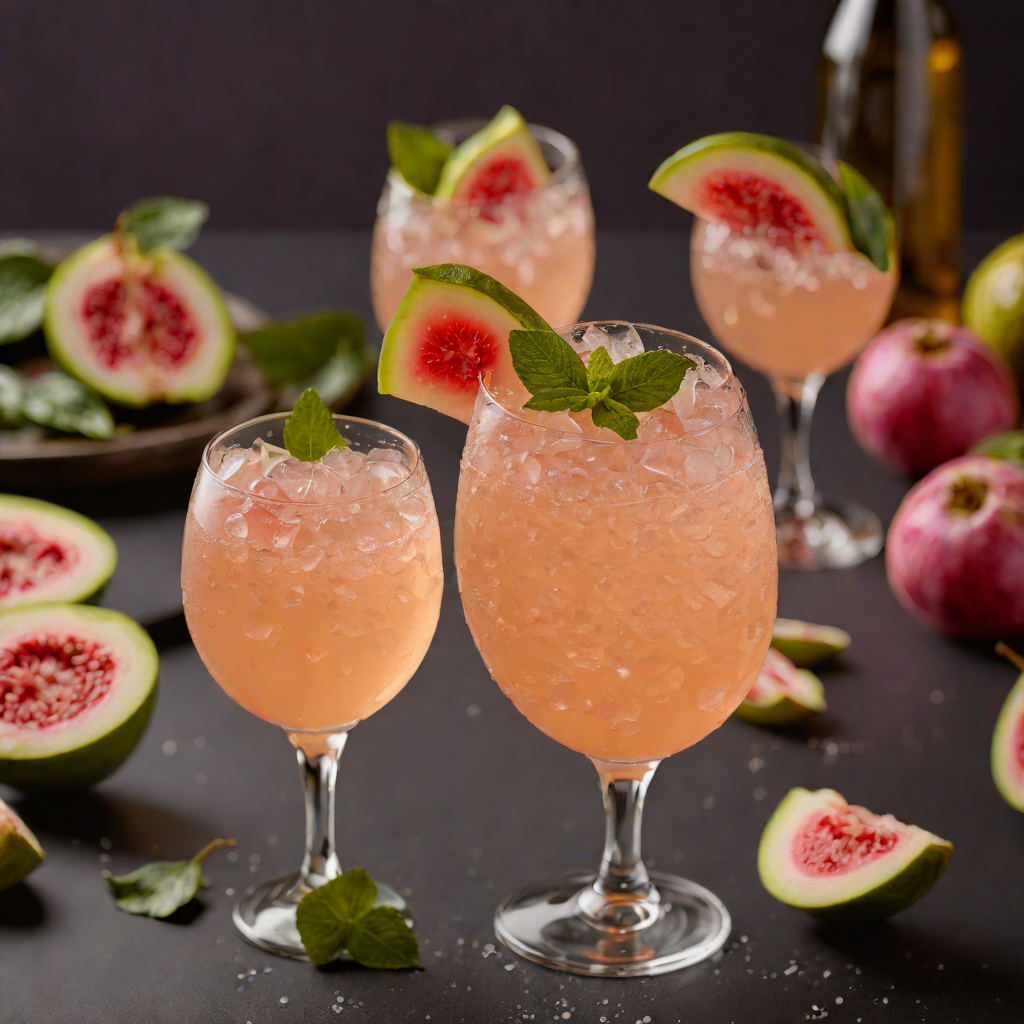 Shimmering Tropical Guava Fizz