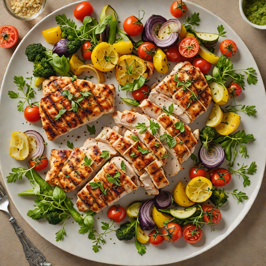 Sheet Pan Herb-Rubbed Grilled Chicken with Summer Vegetables