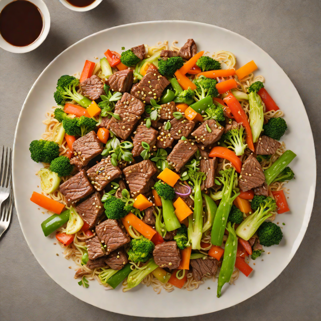 Stir-Fried Korean Beef with Seasonal Vegetables