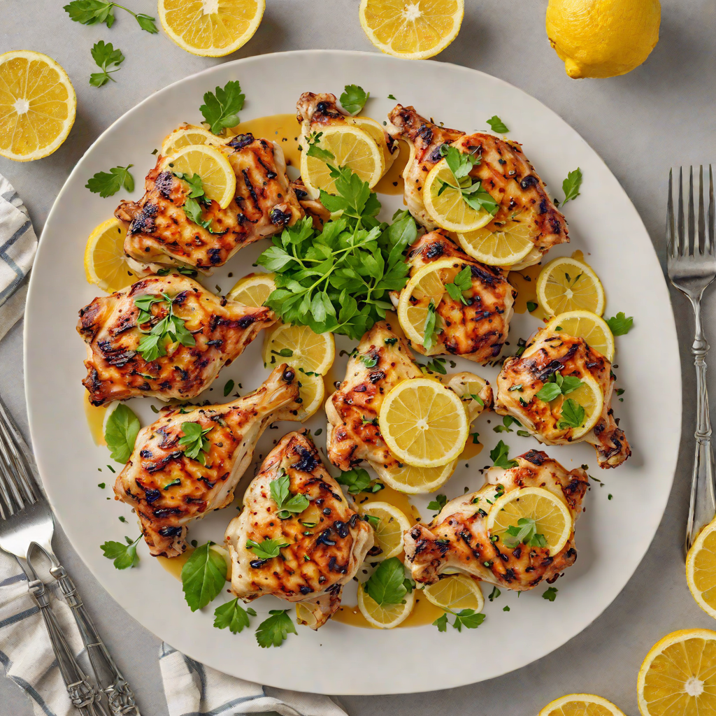 Keto Grilled Lemon-Garlic Chicken Thighs
