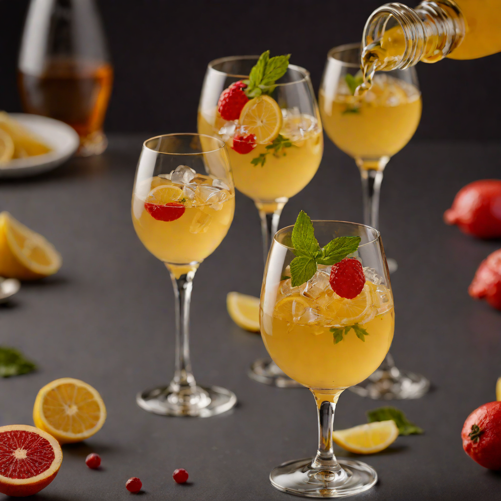 Zesty Limoncello and Campari Aperitif Spritz