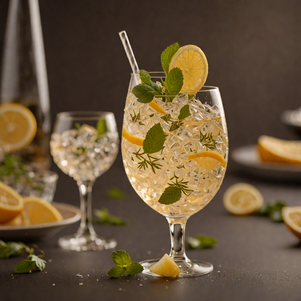 Herbal Sparkling Hugo Spritz