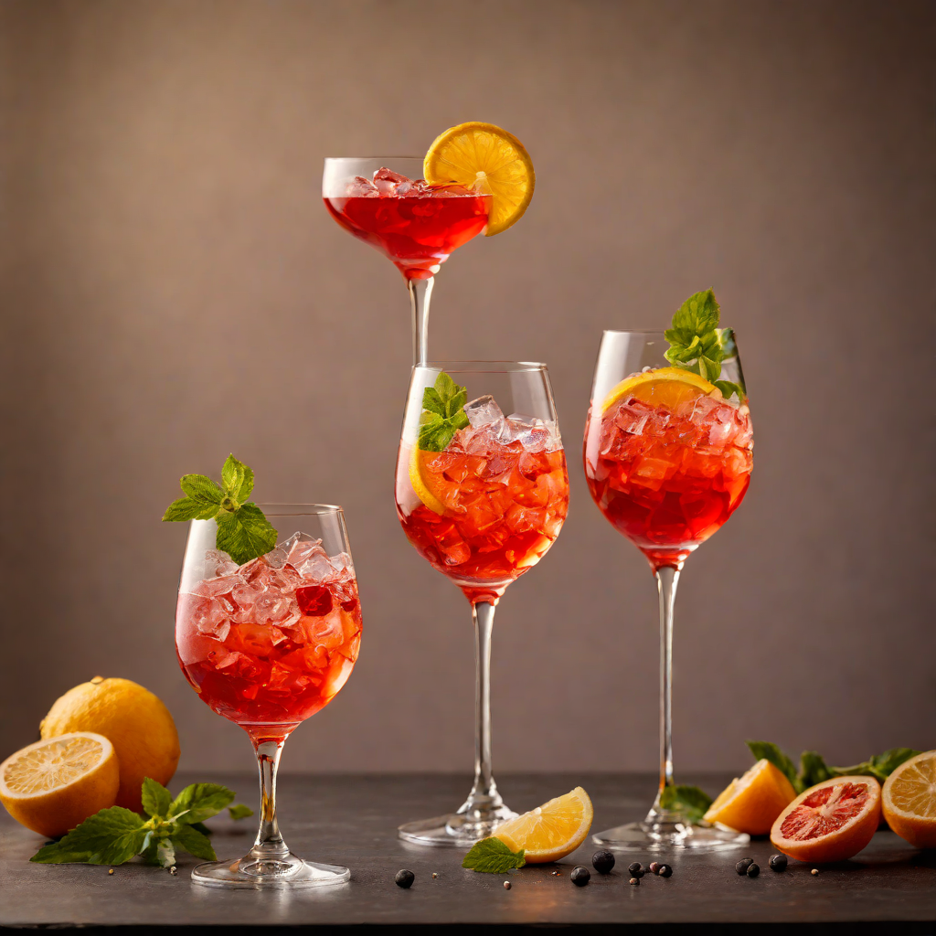 Campari and Prosecco Sunset Spritz
