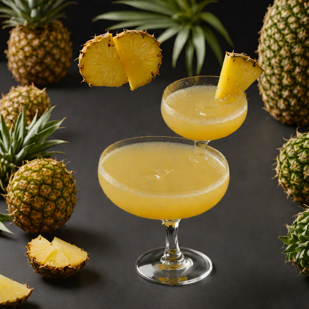 Tart Pineapple Mezcal Sour