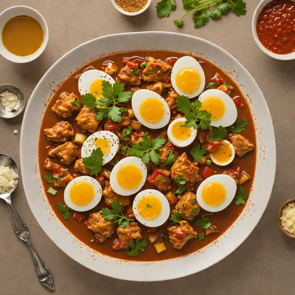 Doro Wat-Inspired Spicy Chicken Stew with Hard-Boiled Eggs