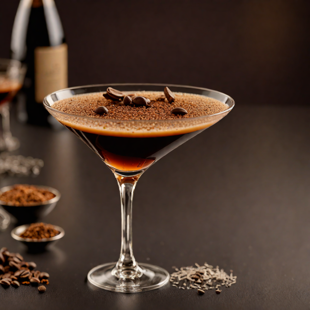 Velvety Espresso Amaro Martini