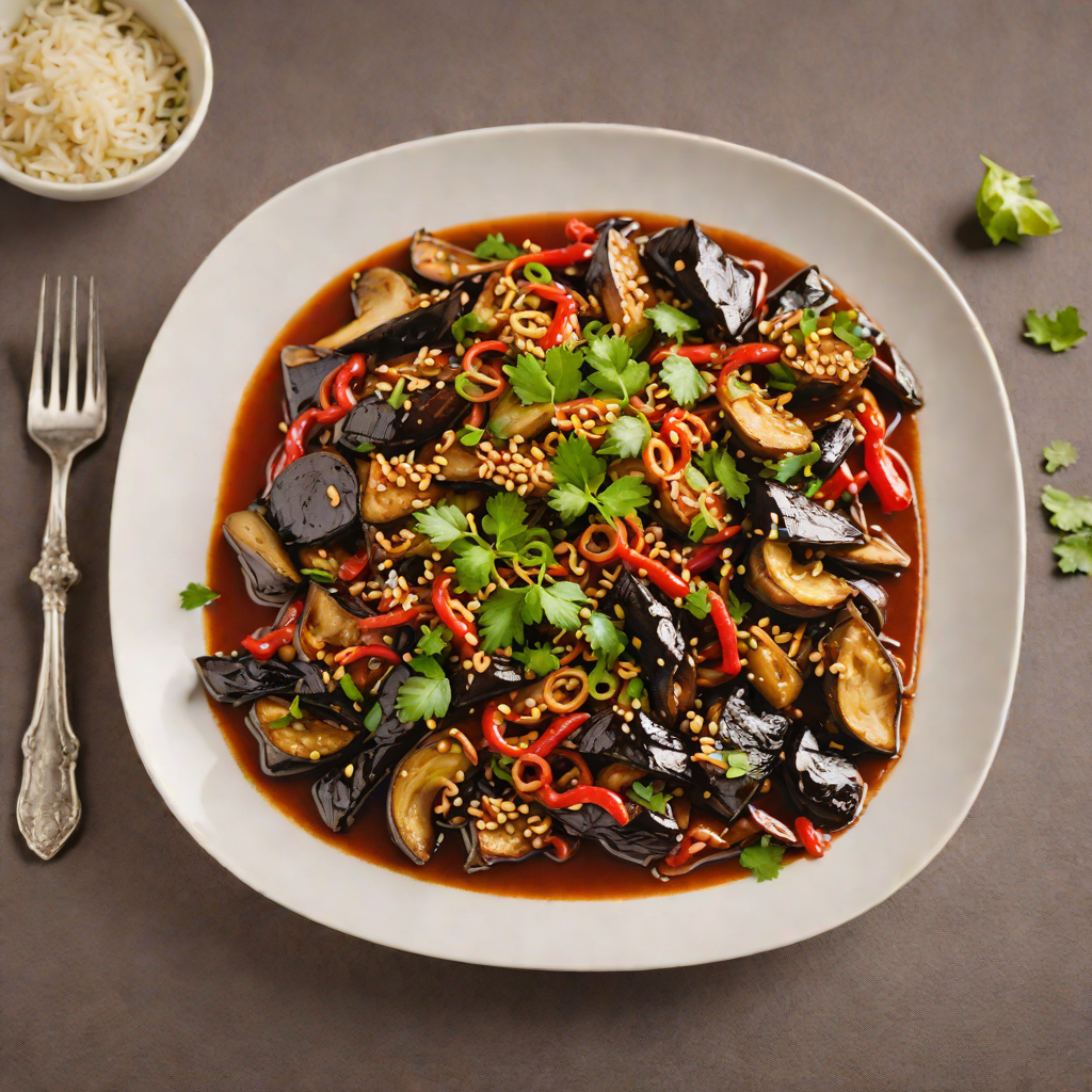 Hunan-Style Chili and Garlic Eggplant Braise