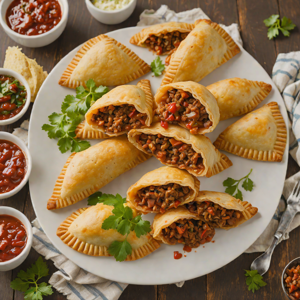 Spicy Dominican-Style Beef Empanadas with Sofrito