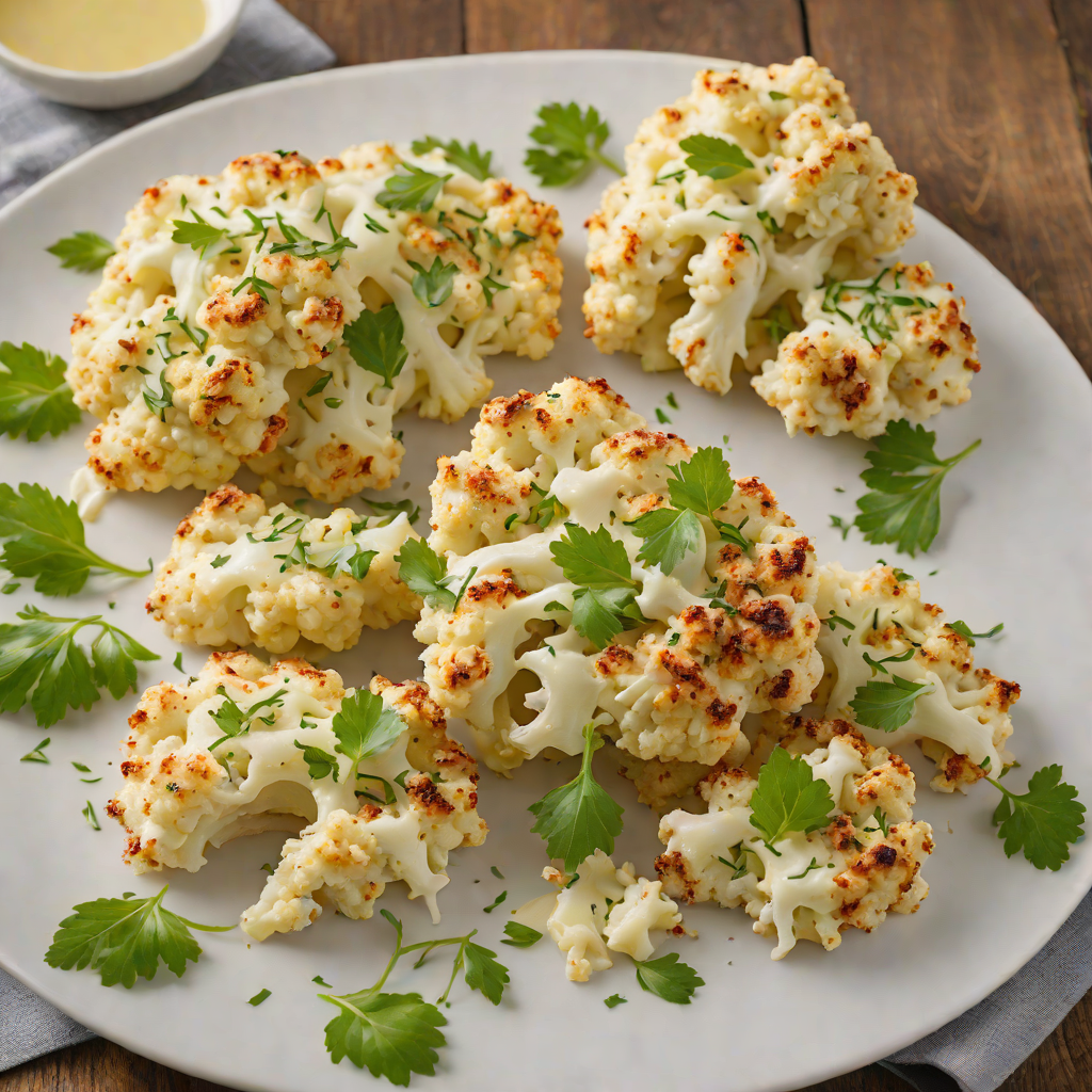 Oven-Roasted Garlic-Parmesan Cauliflower Steaks