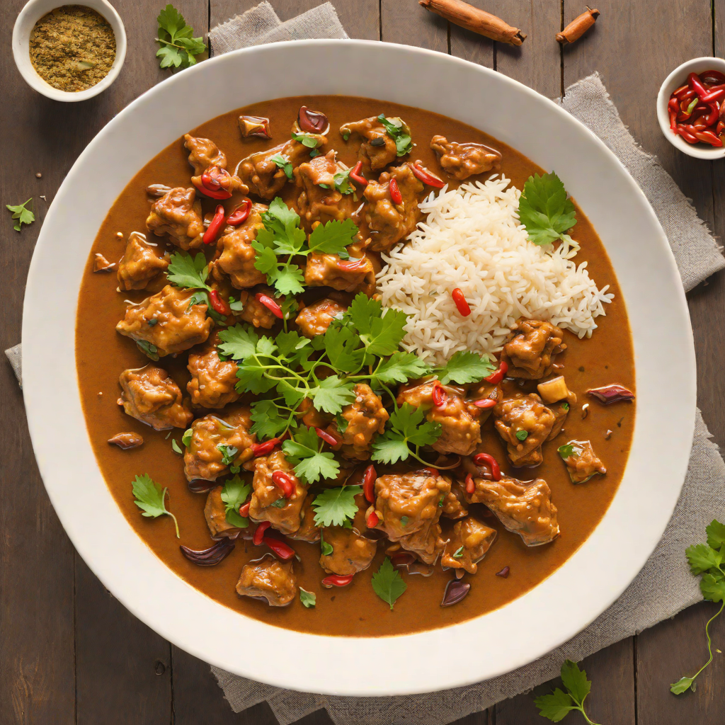 Spicy Indian Tamarind Chicken Curry