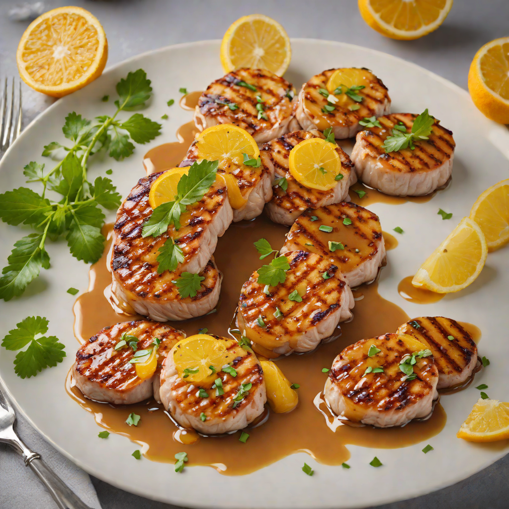 Pan-Seared Pork Medallions with Citrus Honey Glaze