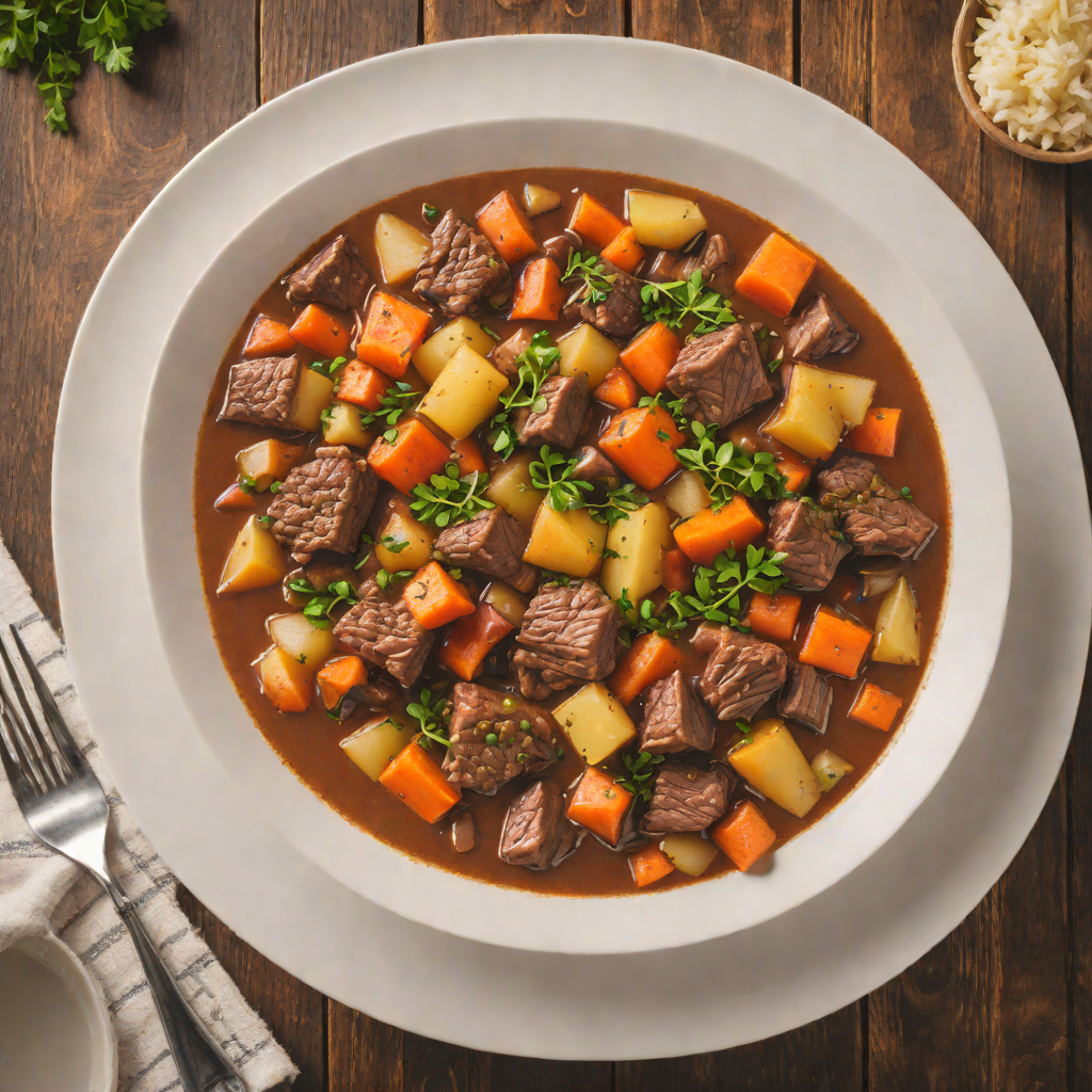 Northern Comfort Beef Stew with Root Vegetables
