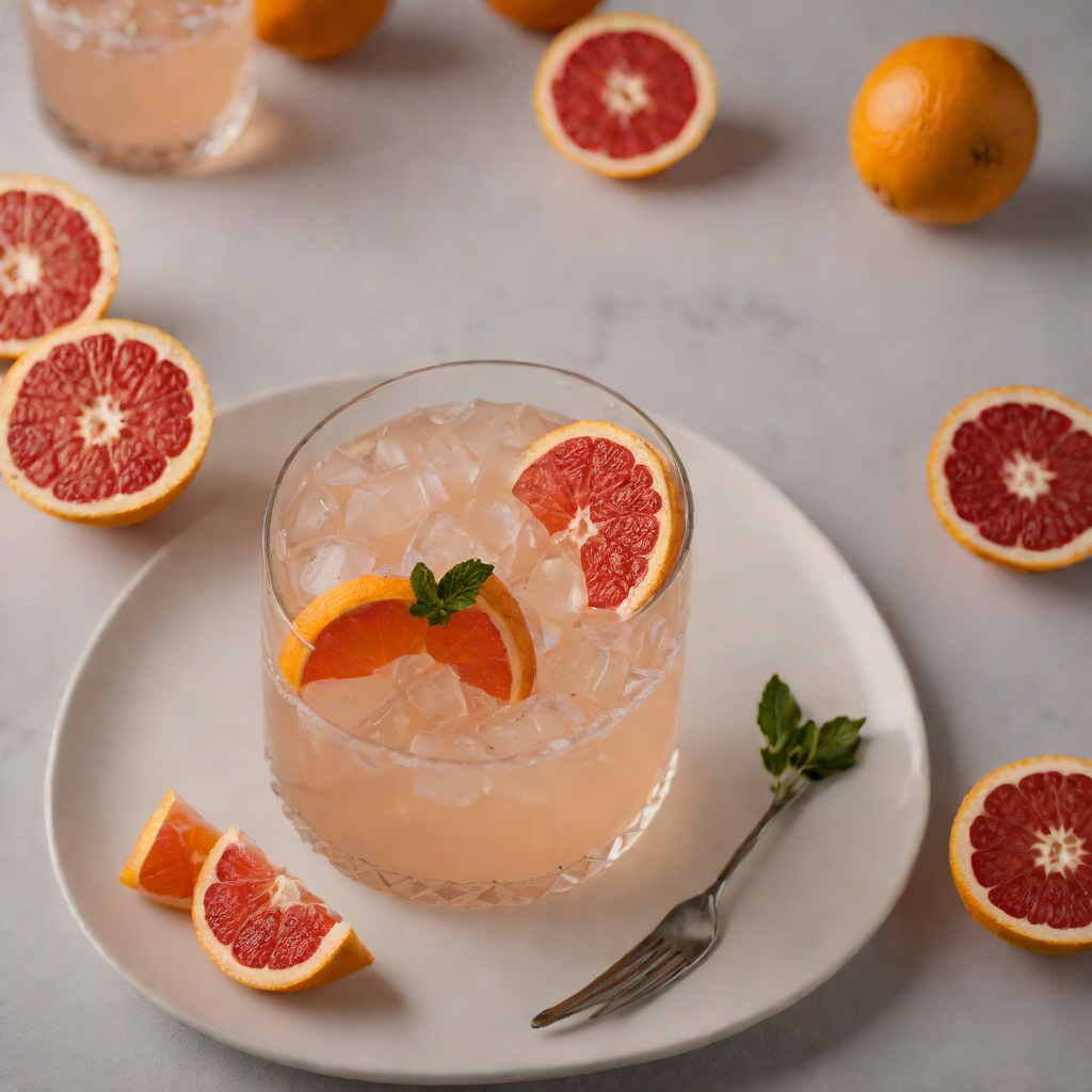 Stirred Mezcal Paloma with Grapefruit and Sea Salt