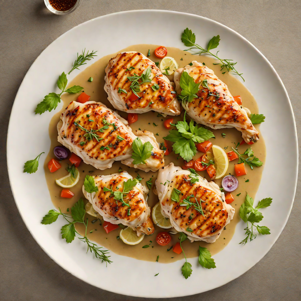 Pan-Seared Chicken with Aromatic Herb Sauce