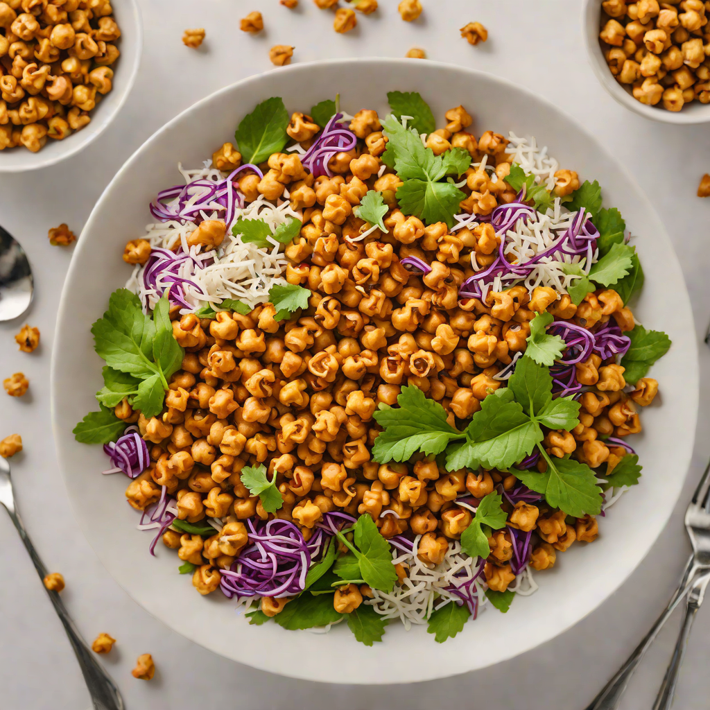 Barbell-Inspired Power Protein Bowl with Roasted Chickpeas