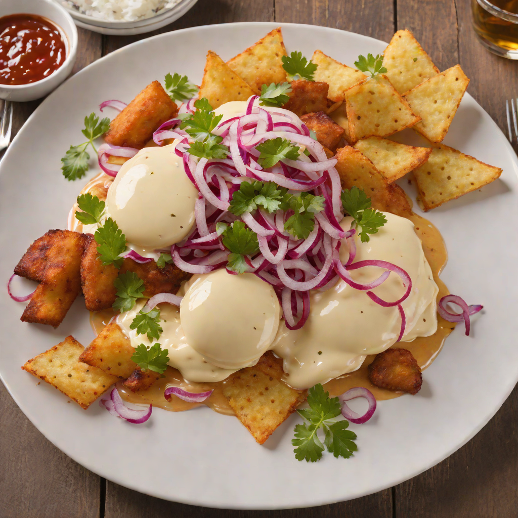 Dominican-Style Mangu with Sauteed Red Onions and Queso Frito