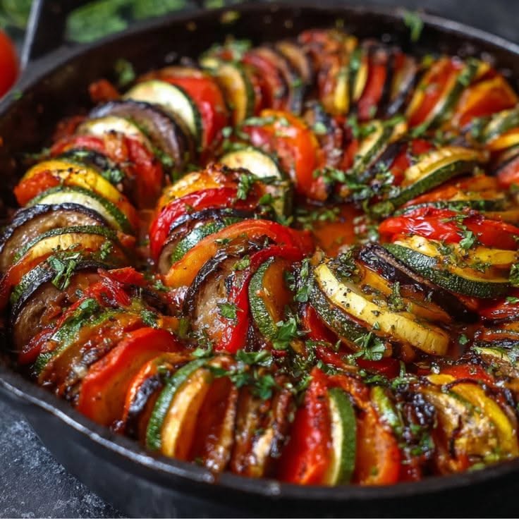 Herb-Roasted Ratatouille Tian