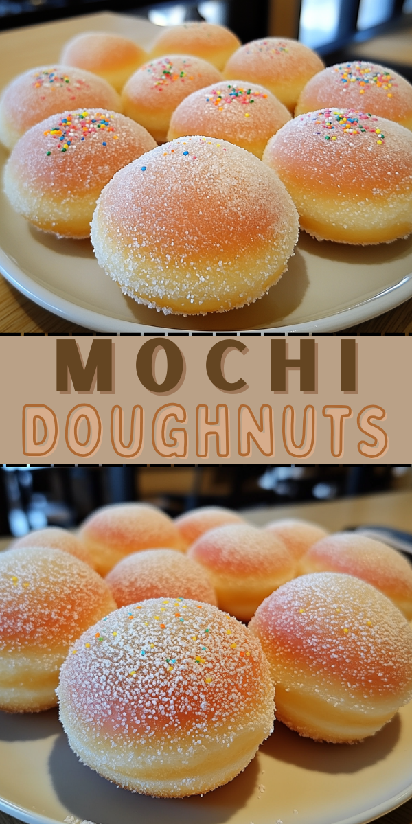 Baked Mochi Donuts with Kinako Sugar Dusting