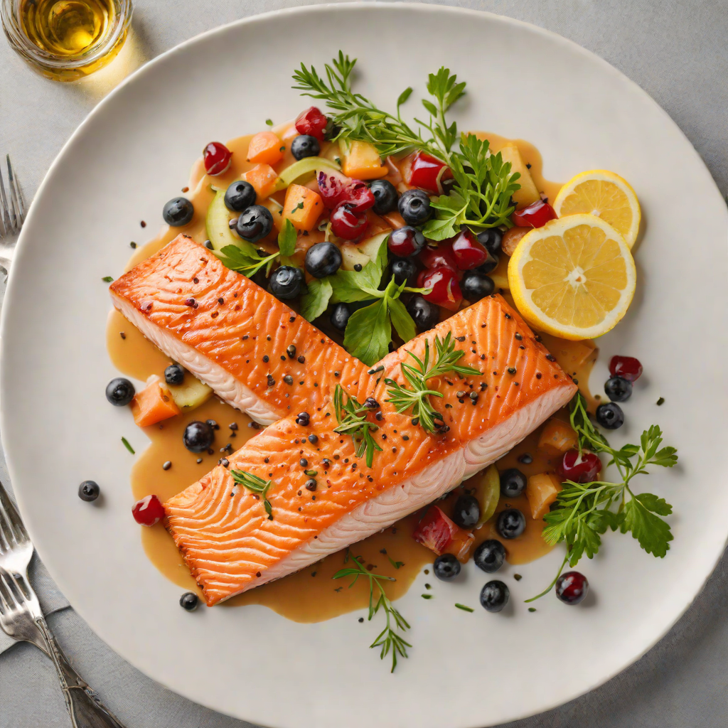 Tasmanian Pepperberry-Spiced Roasted Salmon